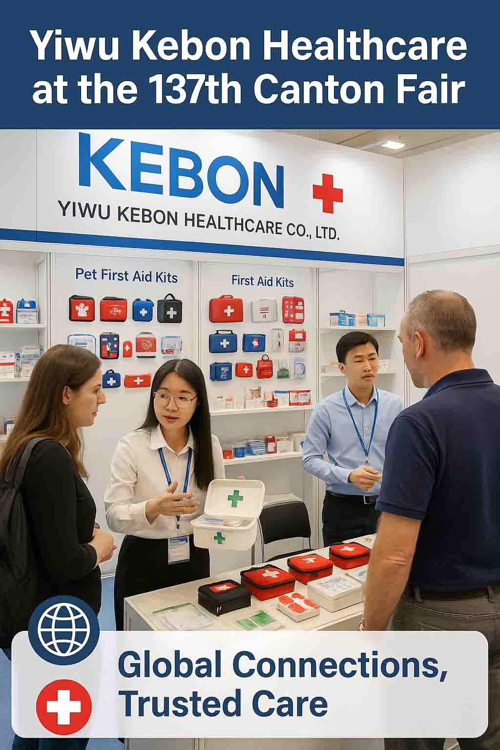 Yiwu Kebon Healthcare świeci na 137. Canton Fair, Eyes Global Expansion w jesiennej sesji
