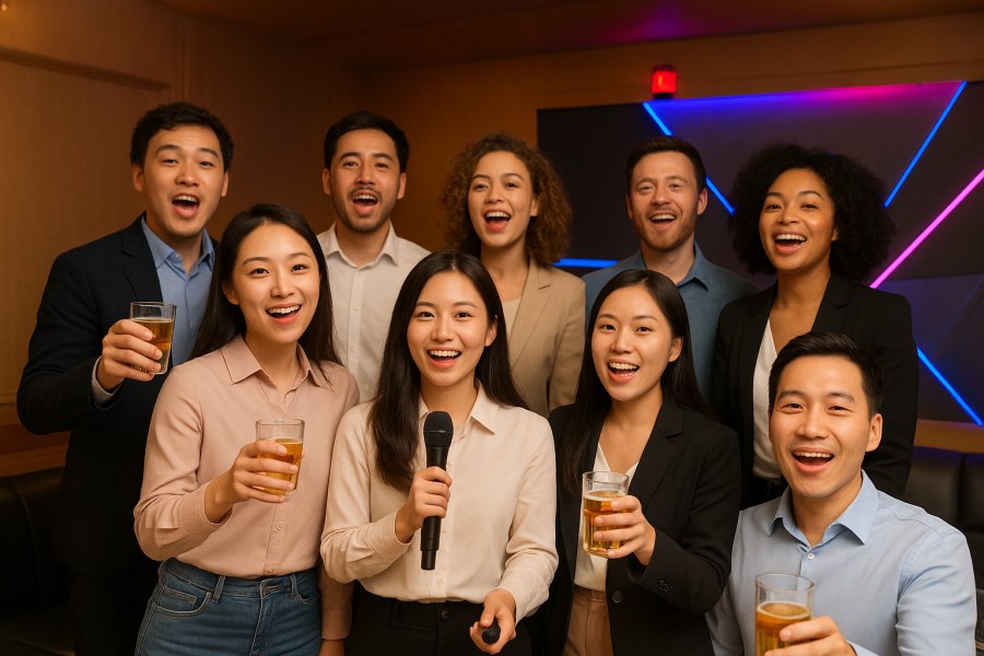 Zespół Kebon znajduje swój rytm podczas KTV Night!