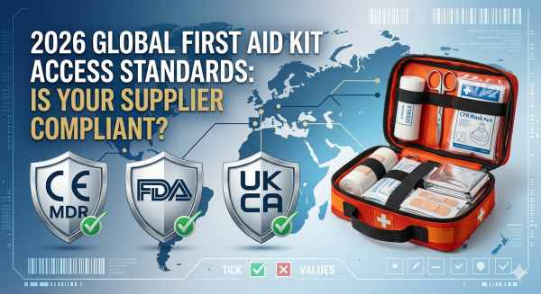 Globalne standardy rynkowe dotyczące apteczek pierwszej pomocy na rok 2026: czy Twój dostawca w pełni ich przestrzega?